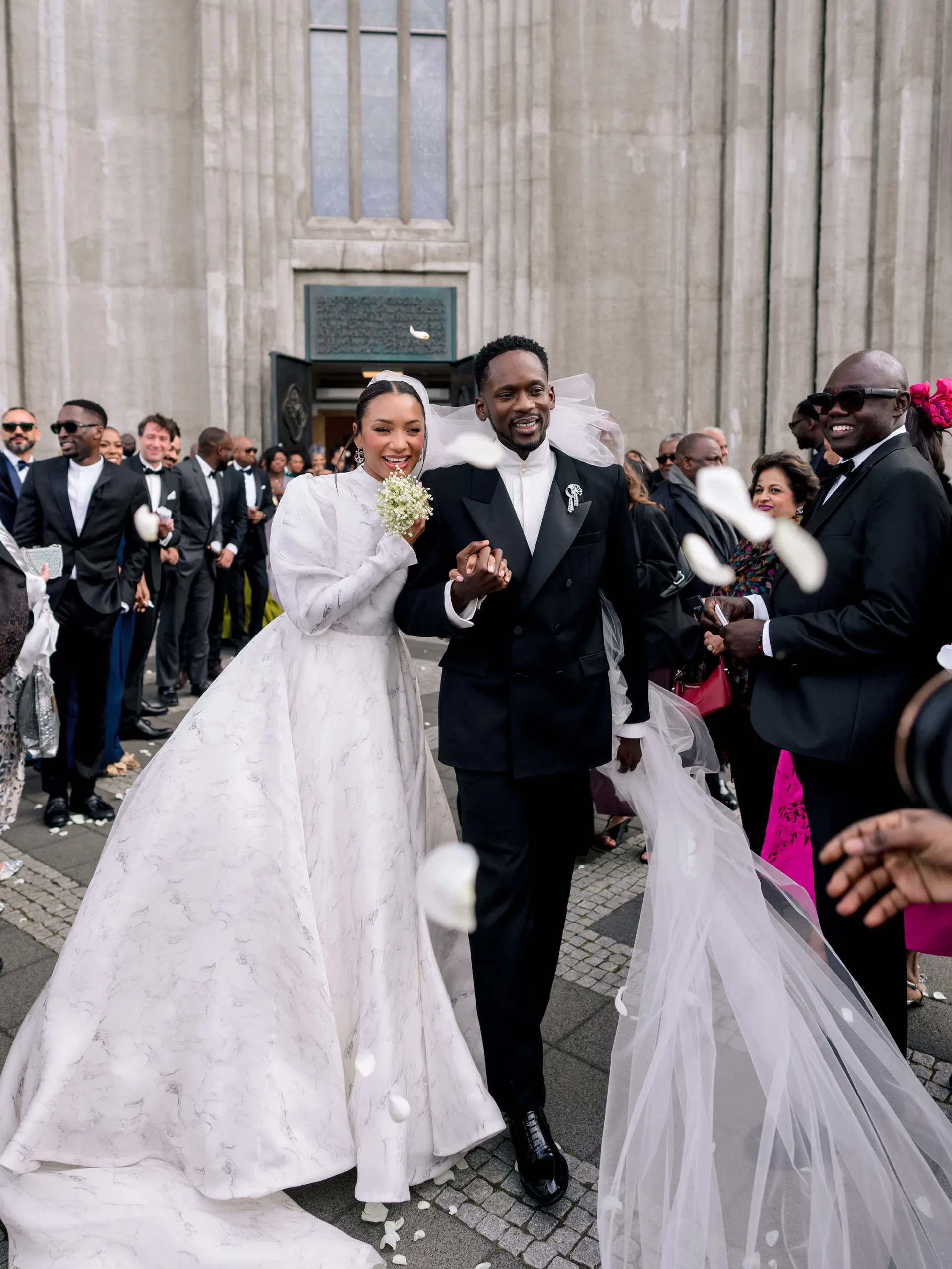 High Fashion Outfits Mr. Eazi and Temi Wore for their Multi-Country Wedding