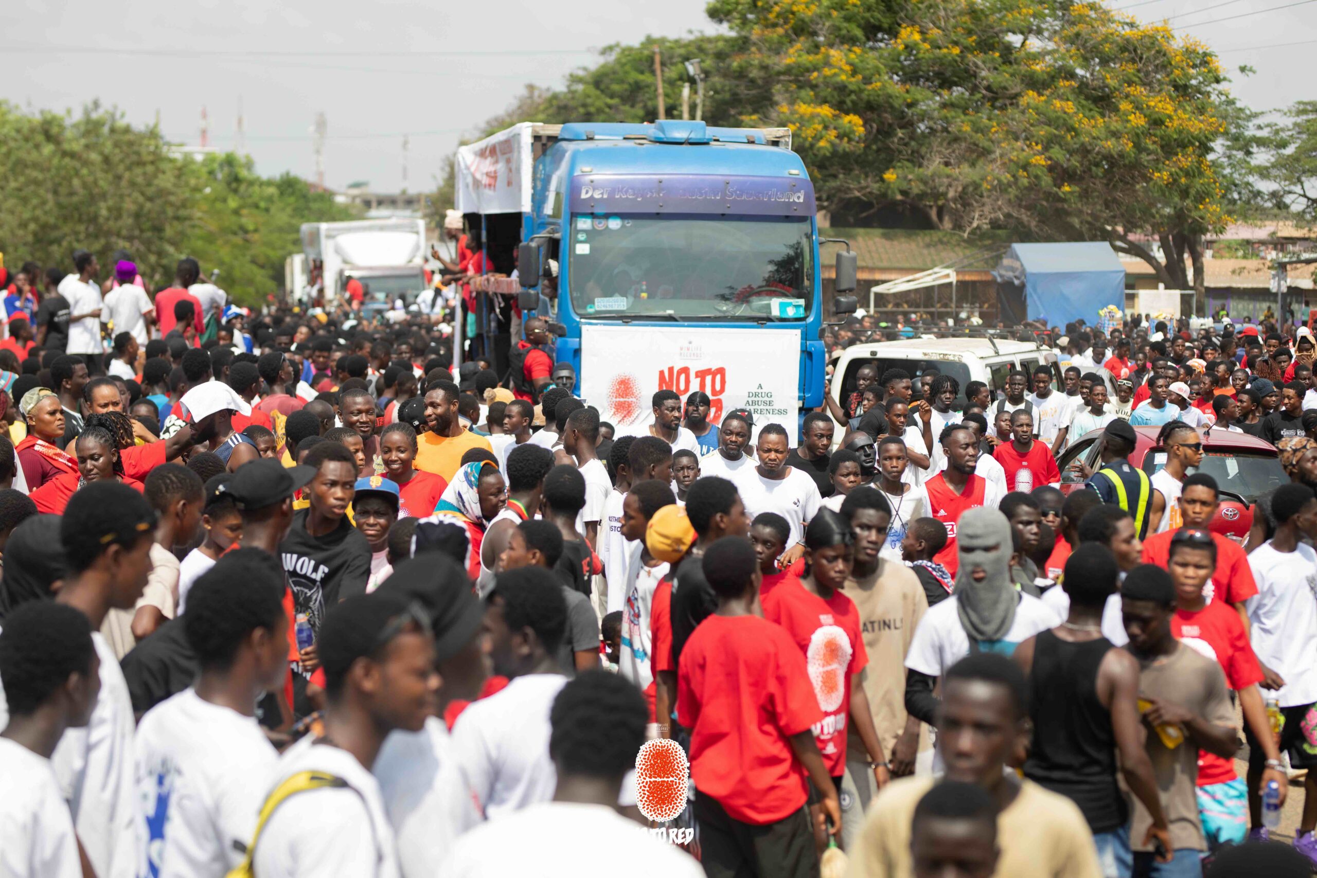 Ghanaian record label Mimlife holds “No To Red” Walkathon to reinforce community health efforts