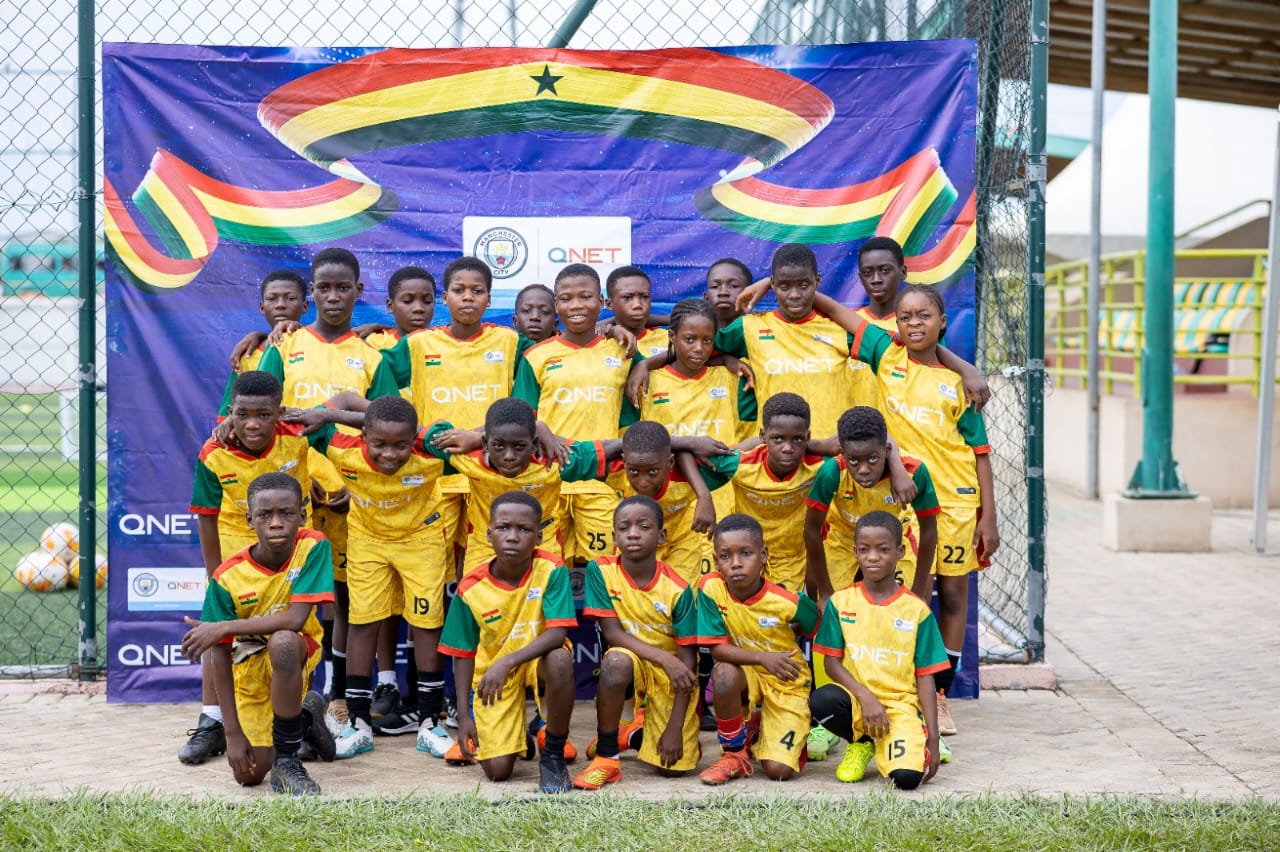 QNET , Manchester City bring world-class football coaching to Ghana