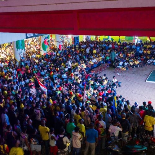 Ghana: Asokwa Interchange in Kumasi transformed into giant fan zone for World Cup