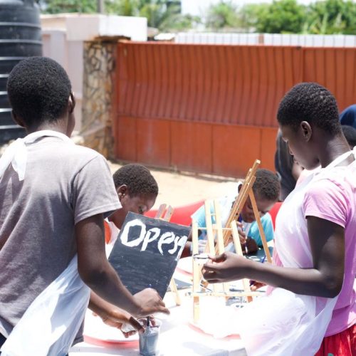 Pesa boosts creativity among Ghanaian youth through art competition in Accra