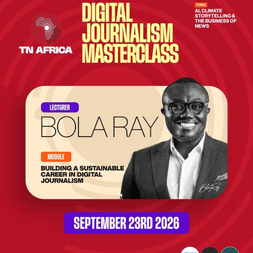 Bola Ray to lecture at maiden TN Africa Digital Journalism Masterclass